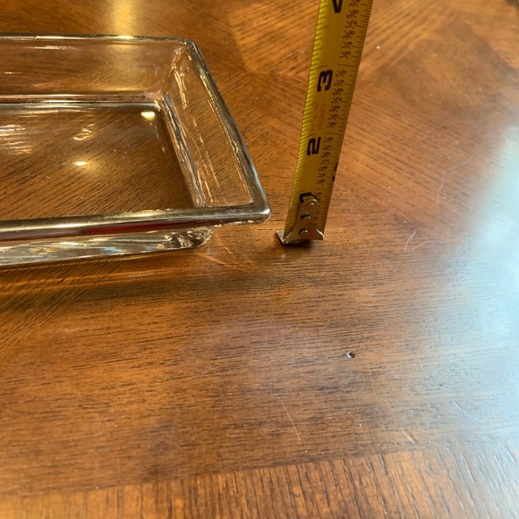 Venezia Glass Rectangular Tray Handcrafted with Real Silver 10" x 5.5" - Picture 14 of 14